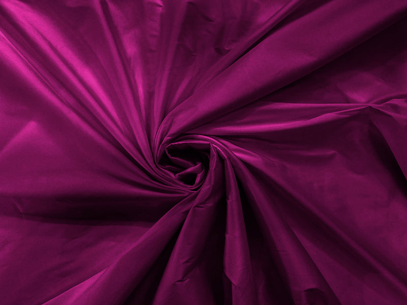 Magenta - 100% Polyester Imitation Silk Taffeta Fabric 55" Wide/Costume/Dress/Cosplay/Wedding.