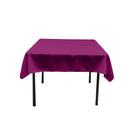 36"x36" SQUARE POLY POPLIN TABLECLOTH