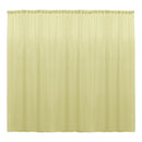 Backdrop Drape Curtain 10 Feet Wide x 9 Feet High, Polyester Poplin SEAMLESS 1 Panel.