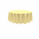 72" ROUND POLY POPLIN SEAMLESS TABLECLOTH