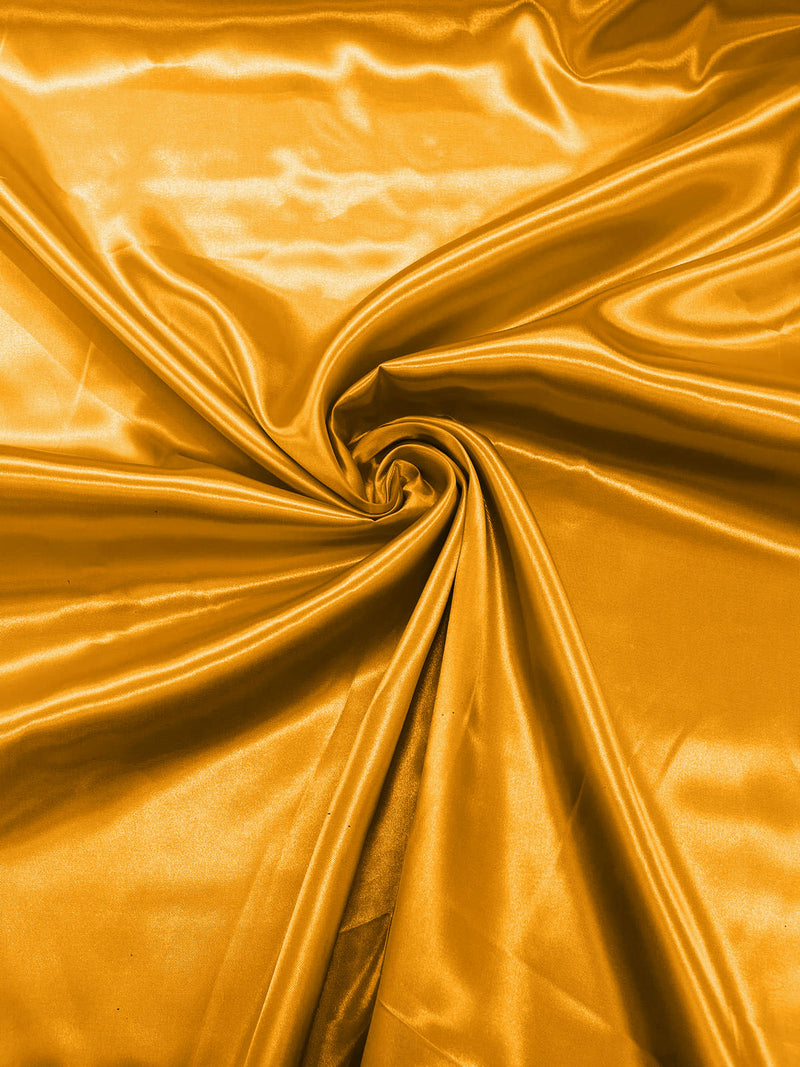 Mango - Shiny Charmeuse Satin Fabric for Wedding Dress/Crafts Costumes/58” Wide /Silky Satin