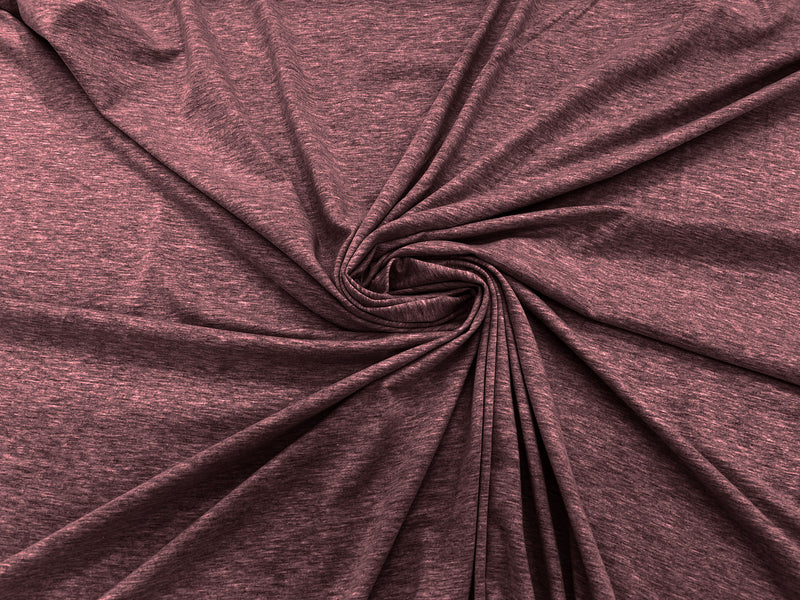 Marsala Cotton Jersey Spandex Knit Blend 95% Cotton 5 percent Spandex/58/60" Wide /Stretch Fabric/Costume