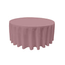 132" ROUND POLY POPLIN TABLECLOTH