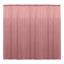 Backdrop Drape Curtain 10 Feet Wide x 10 Feet High, Polyester Poplin SEAMLESS 1 Panel.