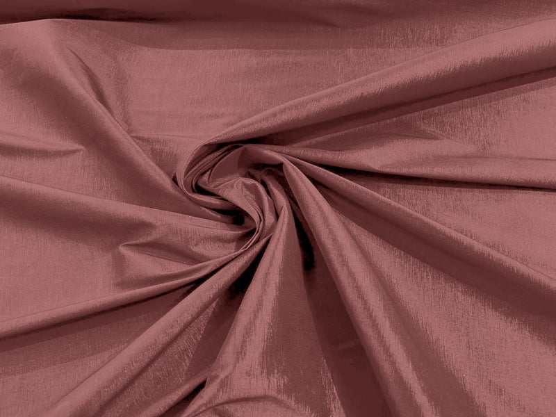 Mauve Solid Medium Weight Stretch Taffeta Fabric 58/59" Wide-Sold By The Yard.