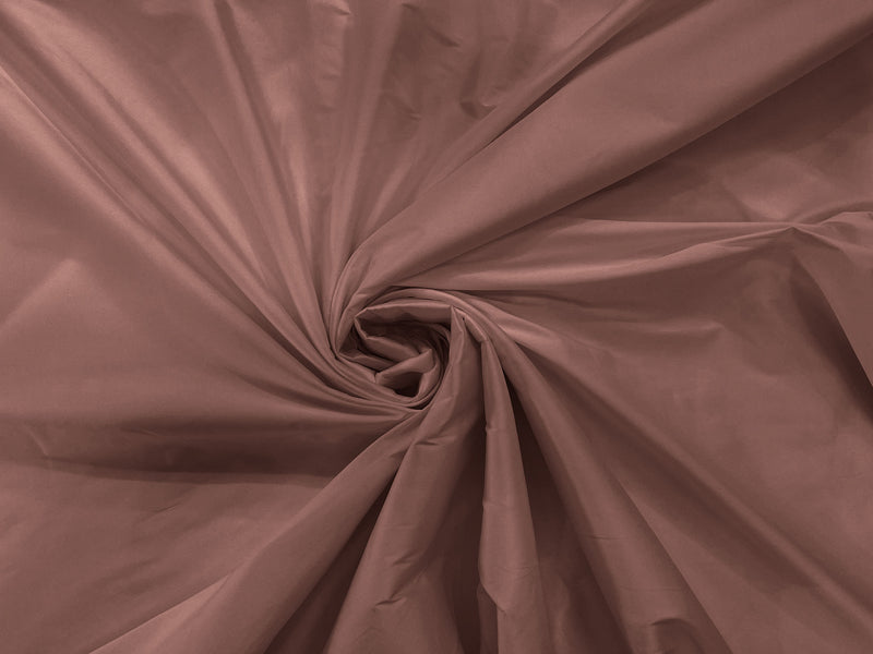 Mauve - 100% Polyester Imitation Silk Taffeta Fabric 55" Wide/Costume/Dress/Cosplay/Wedding.