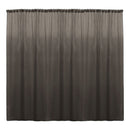 Backdrop Drape Curtain 10 Feet Wide x 9 Feet High, Polyester Poplin SEAMLESS 1 Panel.