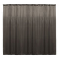 Backdrop Drape Curtain 10 Feet Wide x 10 Feet High, Polyester Poplin SEAMLESS 1 Panel.