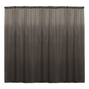 Backdrop Drape Curtain 10 Feet Wide x 8 Feet High, Polyester Poplin SEAMLESS 1 Panel.