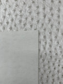 Classic Ostrich Upholstery Vinyl Fabric / Faux Leather Accessories Crafting Apparel Upholstery Vinyl Fabric 54" Wide.