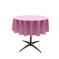 48" ROUND POLY POPLIN SEAMLESS TABLECLOTH