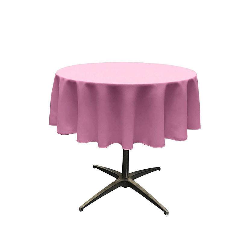 42" ROUND POLY POPLIN SEAMLESS TABLECLOTH