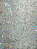SWORD SEQUIN MESH FABRIC (By The Yard)