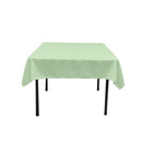 58"x58" SQUARE POLY POPLIN TABLECLOTH