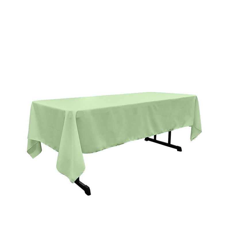 Mint Rectangular Polyester Poplin Tablecloth