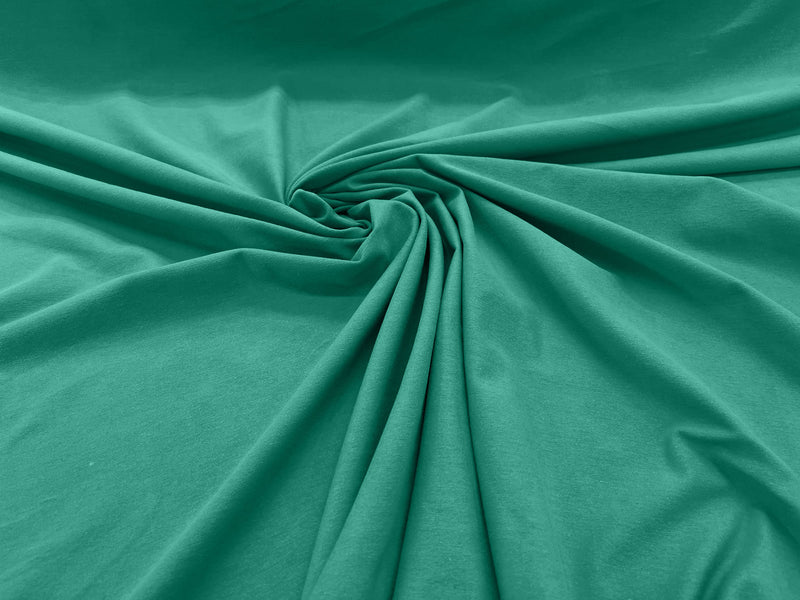 Mint Green Cotton Jersey Spandex Knit Blend 95% Cotton 5 percent Spandex/58" Wide/Costume