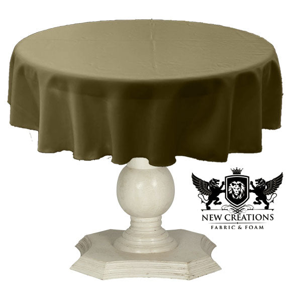 TABLECLOTH DULL BRIDAL SATIN (51" Round)