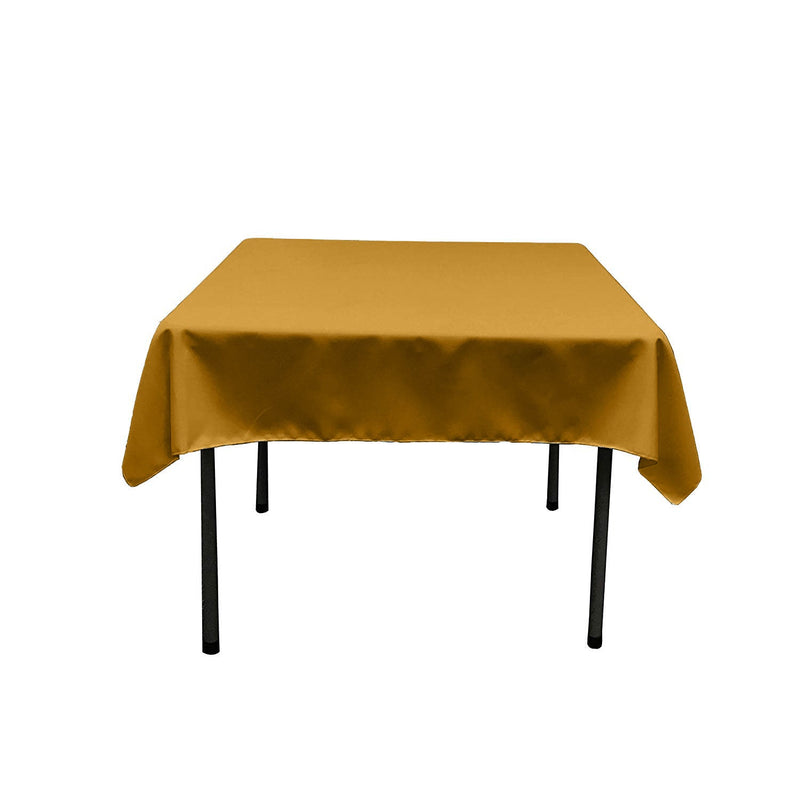 42" Square Polyester Poplin Tablecloth / Overlay/ Party Supply.