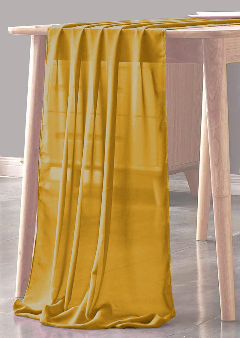 CHIFFON SHEER TABLE RUNNER (14" inches x 120" inches)