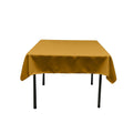 48" Square Polyester Poplin Tablecloth / Overlay/ Party Supply.