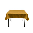 58"x58" SQUARE POLY POPLIN TABLECLOTH