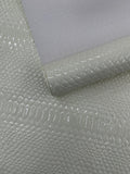 Cobra Snake Shiny Vinyl 3D Embossed Fabric / 2 Tone Cobra Snake Vinyl Leather 54" Wide