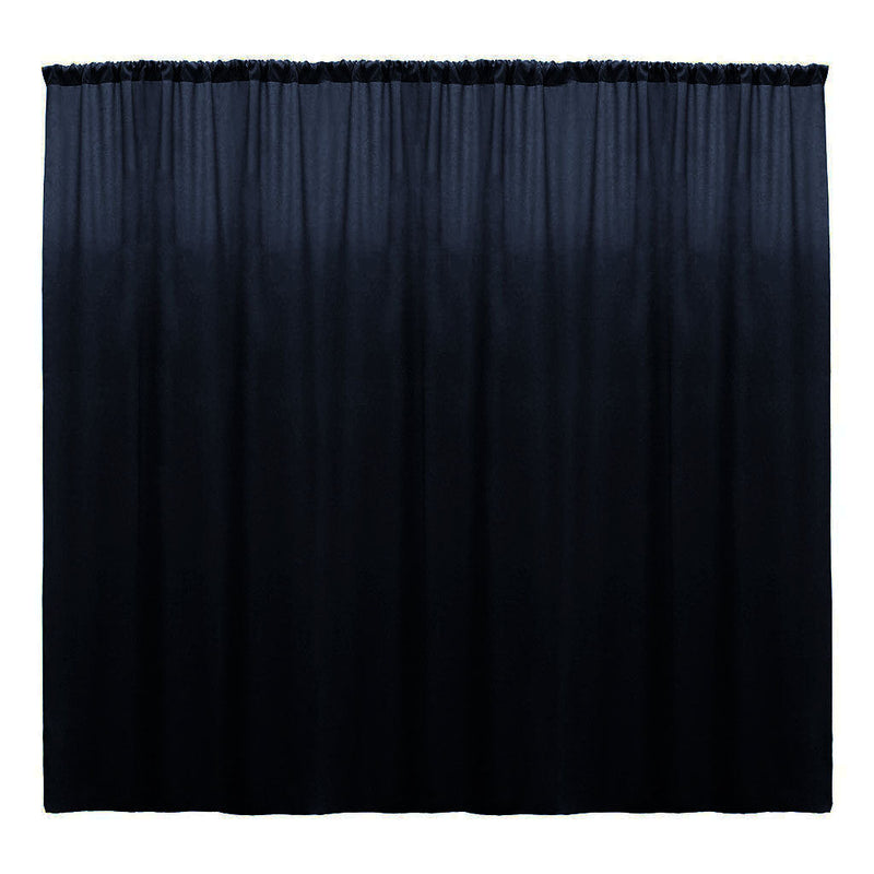 Backdrop Drape Curtain 10 Feet Wide x 10 Feet High, Polyester Poplin SEAMLESS 1 Panel.