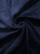 FLORAL NYLON STRETCH LACE (by the yard)