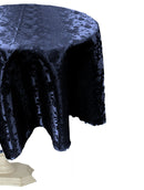 48" ROUND TABLECLOTH ROSES JACQUARD SATIN