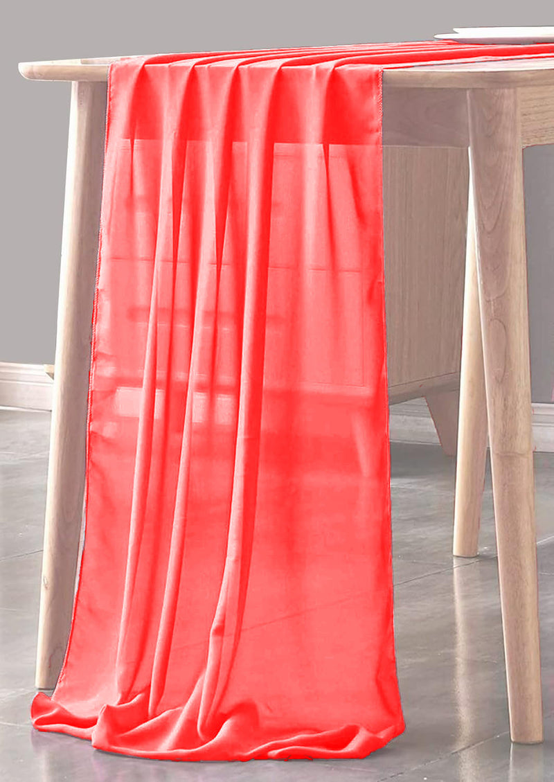 CHIFFON SHEER TABLE RUNNER (14" inches x 120" inches)