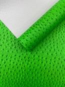 Classic Ostrich Upholstery Vinyl Fabric / Faux Leather Accessories Crafting Apparel Upholstery Vinyl Fabric 54" Wide.
