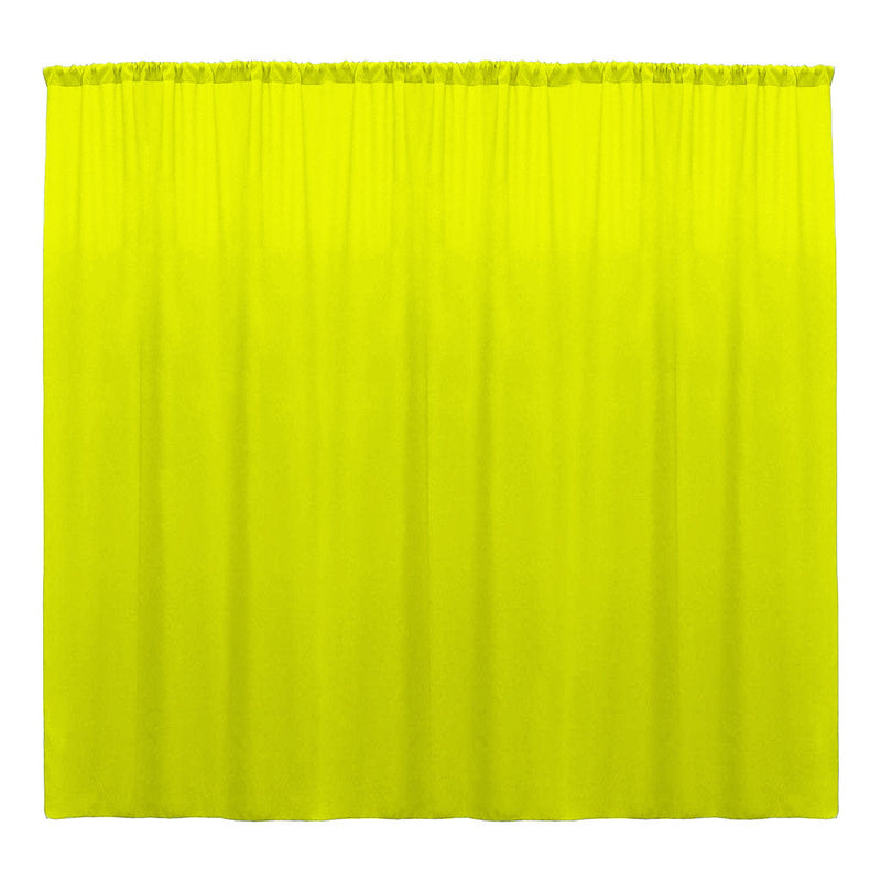 Backdrop Drape Curtain 10 Feet Wide x 10 Feet High, Polyester Poplin SEAMLESS 1 Panel.