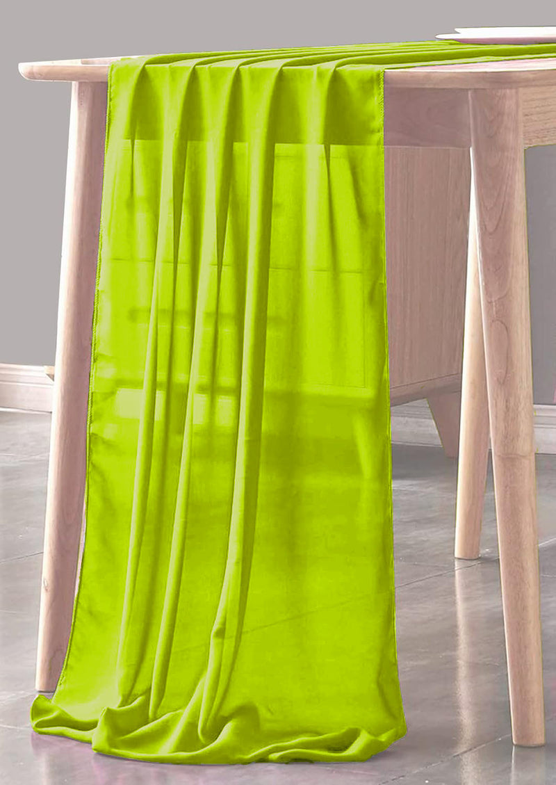 CHIFFON SHEER TABLE RUNNER (14" inches x 120" inches)