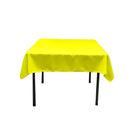 36"x36" SQUARE POLY POPLIN TABLECLOTH