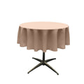 42" ROUND POLY POPLIN SEAMLESS TABLECLOTH