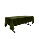 60" X 102" Rectangular Polyester Poplin Tablecloth