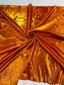 LIQUID METALLIC LAME FOIL SPANDEX FABRIC (by the yard)