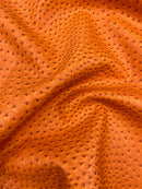 Classic Ostrich Upholstery Vinyl Fabric / Faux Leather Accessories Crafting Apparel Upholstery Vinyl Fabric 54" Wide.