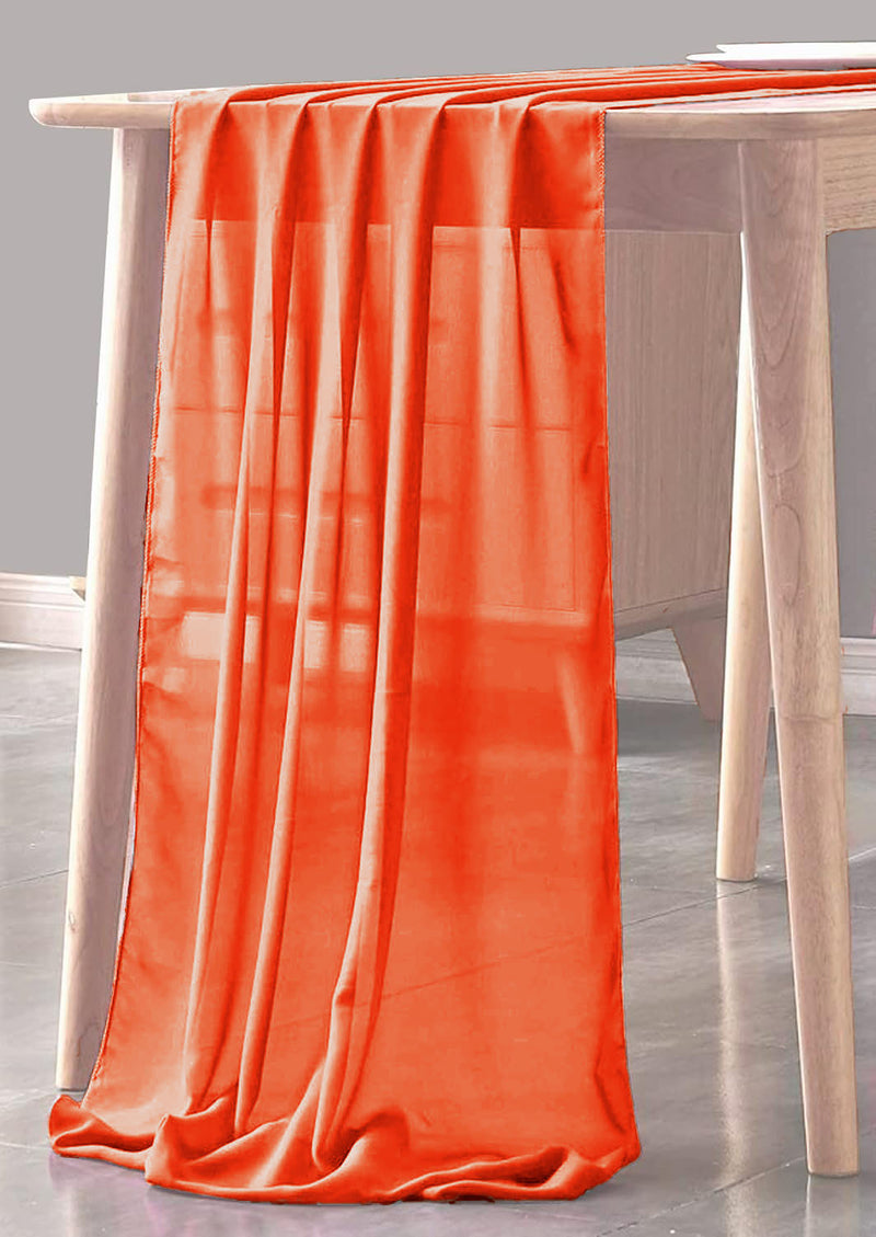 CHIFFON SHEER TABLE RUNNER (14" inches x 120" inches)