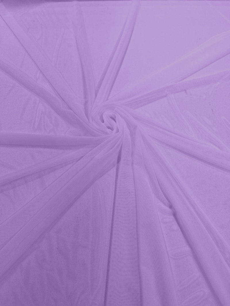 Orchid 60" Wide Solid Stretch Power Mesh Fabric Spandex/ Sheer See-Though/Sold By The Yard.