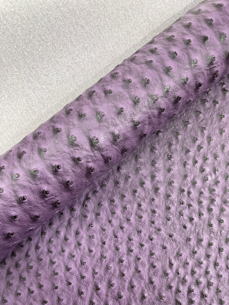 Classic Ostrich Upholstery Vinyl Fabric / Faux Leather Accessories Crafting Apparel Upholstery Vinyl Fabric 54" Wide.