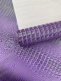 Florida Gator 3D Embossed Vinyl Fabric  / 2 Tone Crocodile Vinyl Leather 54" Wide