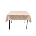 48" Square Polyester Poplin Tablecloth / Overlay/ Party Supply.