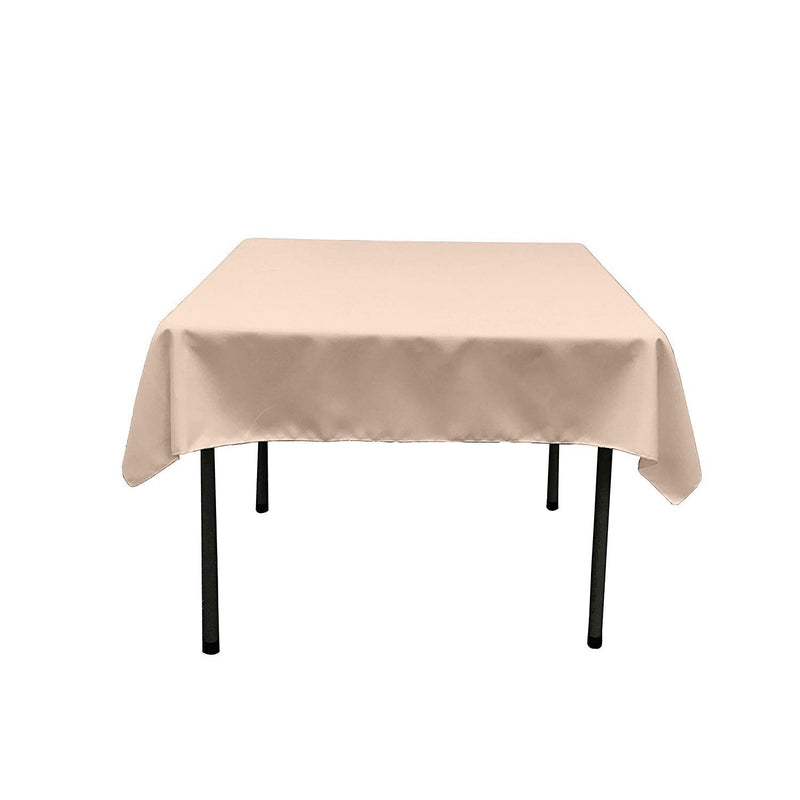 58" Square Polyester Poplin Tablecloth / Overlay/ Party Supply.