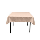 54"x54" SQUARE POLY POPLIN TABLECLOTH