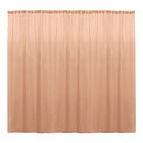 Backdrop Drape Curtain 10 Feet Wide x 15 Feet High, Polyester Poplin SEAMLESS 1 Panel.