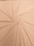 58/60" Wide Solid Stretch Power Mesh Fabric Spandex/ Sheer See-Though/Sold By The Yard. New Colors