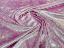 ILLUSION FOIL SNAKE STRETCH VELVET FABRIC (by the yard)