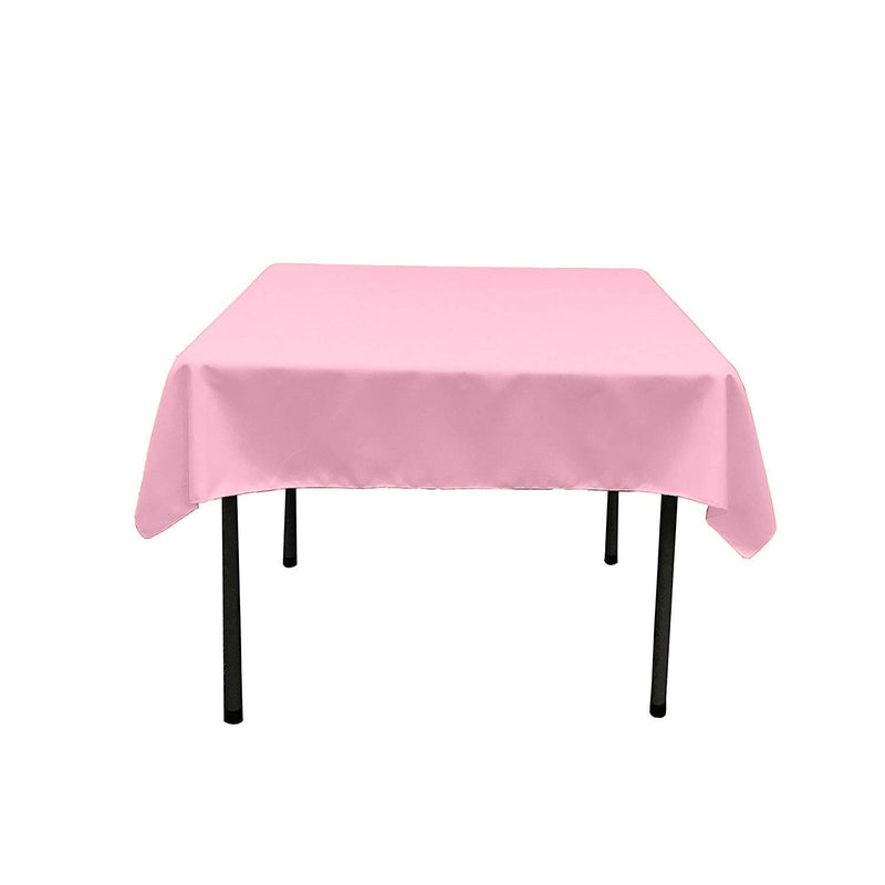 42" Square Polyester Poplin Tablecloth / Overlay/ Party Supply.