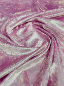 ILLUSION FOIL SNAKE STRETCH VELVET FABRIC (by the yard)